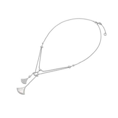 DREAM NECKLACE 3 MOTIF WHITE MOP DIAMOND