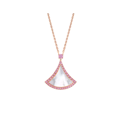DREAM NECKLACE MOP DIAMOND ROSE GOLD