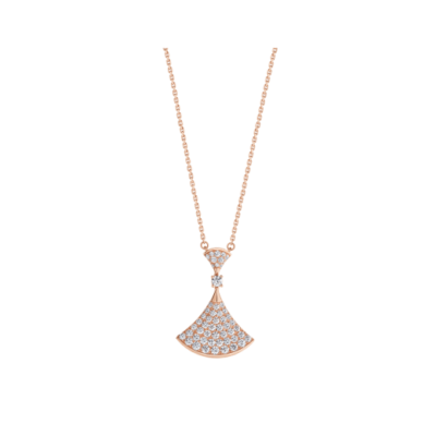 DREAM NECKLACE ROSE GOLD FULL DIAMOND