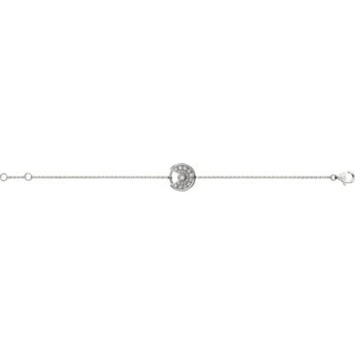 AMULETTE DIAMOND SILVER BRACELET