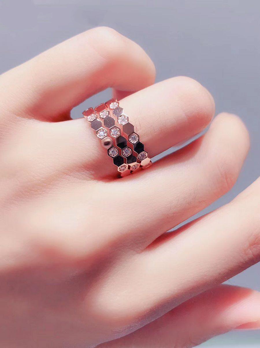 BEE LOVE RING ROSE GOLD DIAMOND