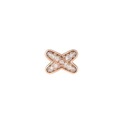 JEUX DE ROSE GOLD DIAMOND EARRINGS