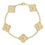 Clover Bracelet | Limited Edition - Hammered Gold - Lux Studios