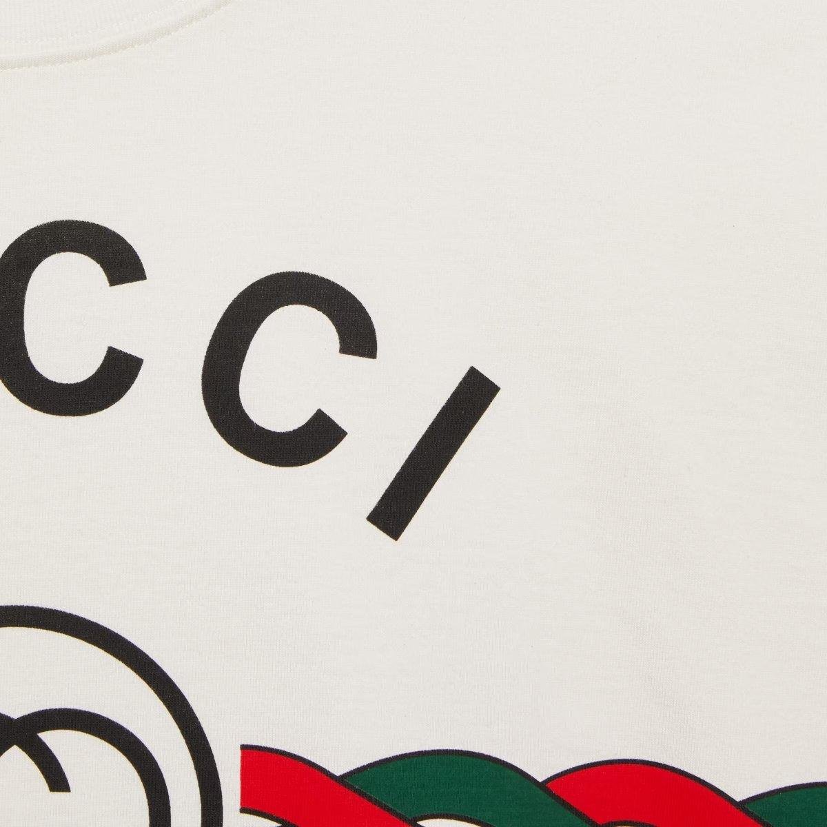 Cotton jersey 'Gucci Firenze 1921' T-shirt - Lux Studios