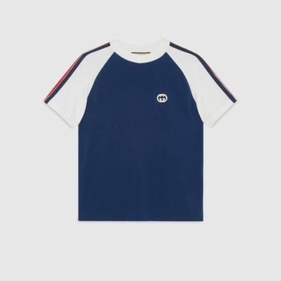 Cotton jersey T-shirt with patch - Lux Studios