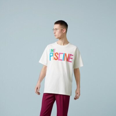 Cotton jersey T-shirt with print - Lux Studios
