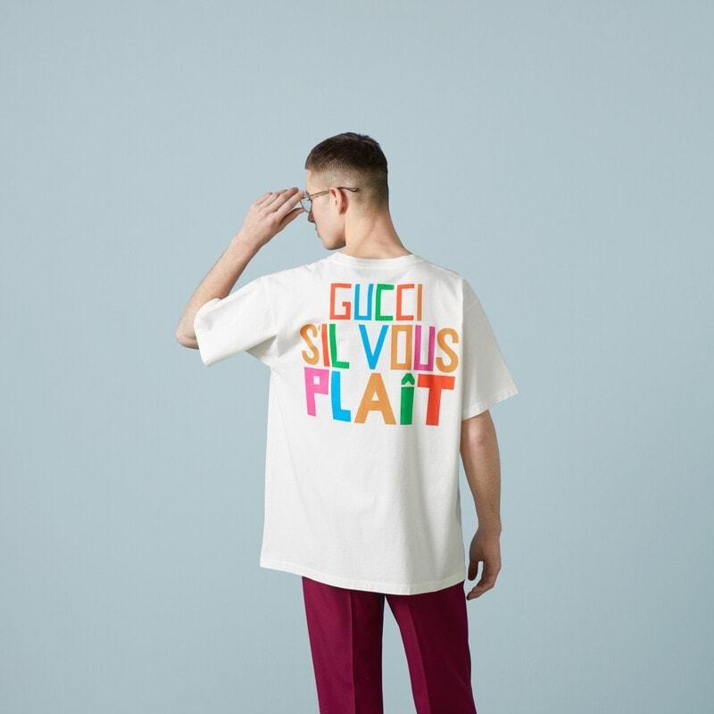 Cotton jersey T-shirt with print - Lux Studios