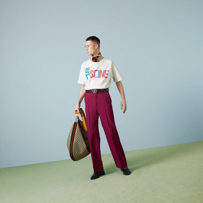 Cotton jersey T-shirt with print - Lux Studios