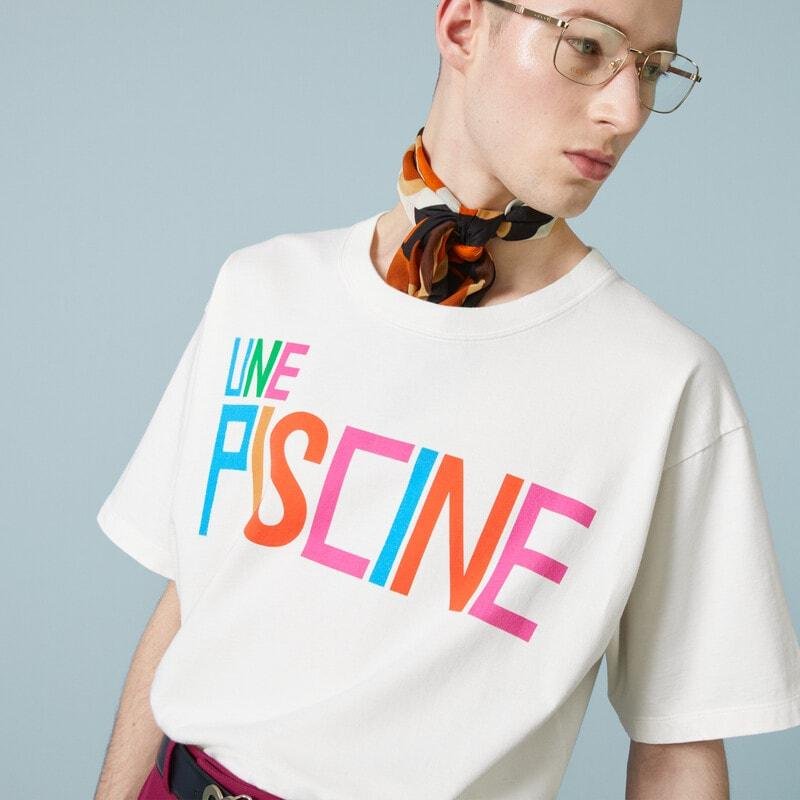 Cotton jersey T-shirt with print - Lux Studios