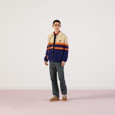 Cotton piquet polo with Interlocking G - Lux Studios