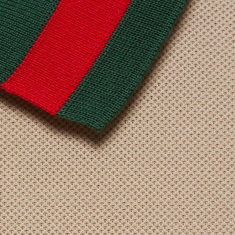 Cotton piquet polo with Web collar - Lux Studios