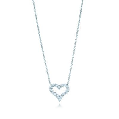 HEART-SHAPED DIAMOND NECKLACE