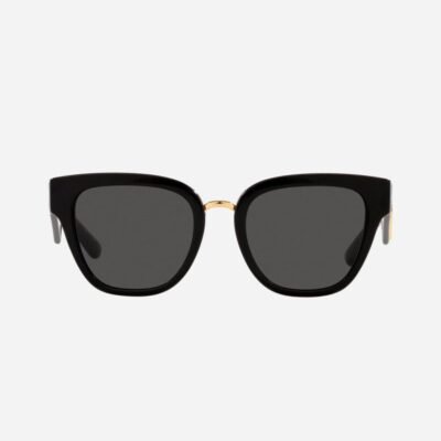 Dolce&Gabbana black cat-eye DG sunglasses - Lux Studios