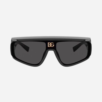 Dolce&Gabbana black mask featuring DG logo - Lux Studios
