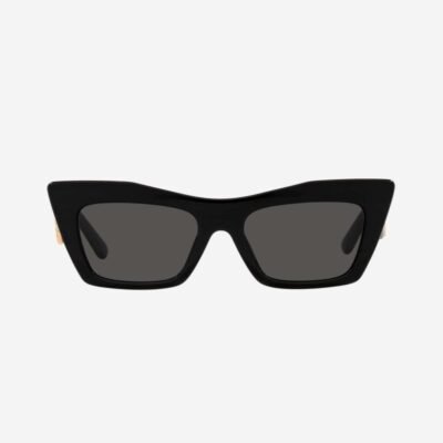 Dolce&Gabbana cat-eye black logo sunglasses - Lux Studios