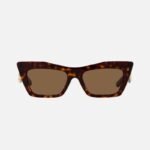 Dolce&Gabbana cat-eye havana logo sunglasses - Lux Studios