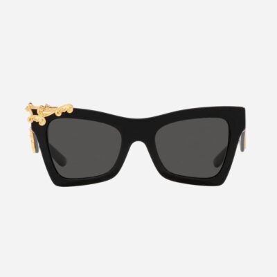 Dolce&Gabbana cat-eye with gold detail sunglasses - Lux Studios