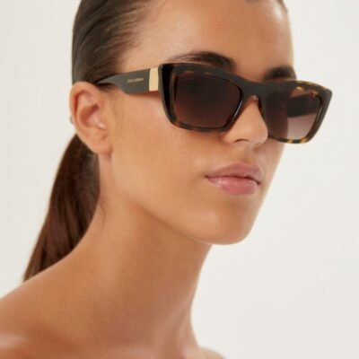 Dolce&Gabbana havana cat eye sunglasses - Lux Studios