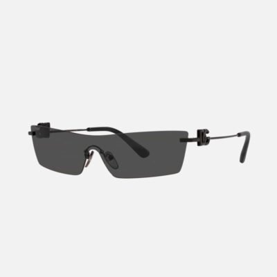 Dolce&Gabbana rimless grey sunglasses - Lux Studios