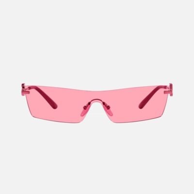 Dolce&Gabbana rimless pink sunglasses - Lux Studios