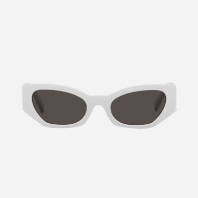 Dolce&Gabbana white cat-eye sunglasses - Lux Studios