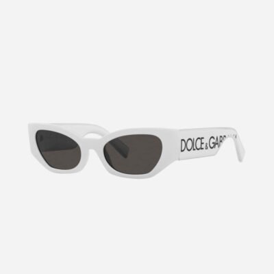 Dolce&Gabbana white cat-eye sunglasses - Lux Studios