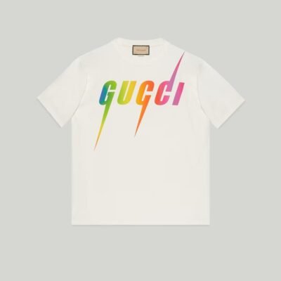 Gucci print cotton T-shirt - Lux Studios