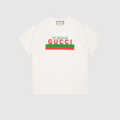 'Original Gucci' print oversize T-shirt - Lux Studios
