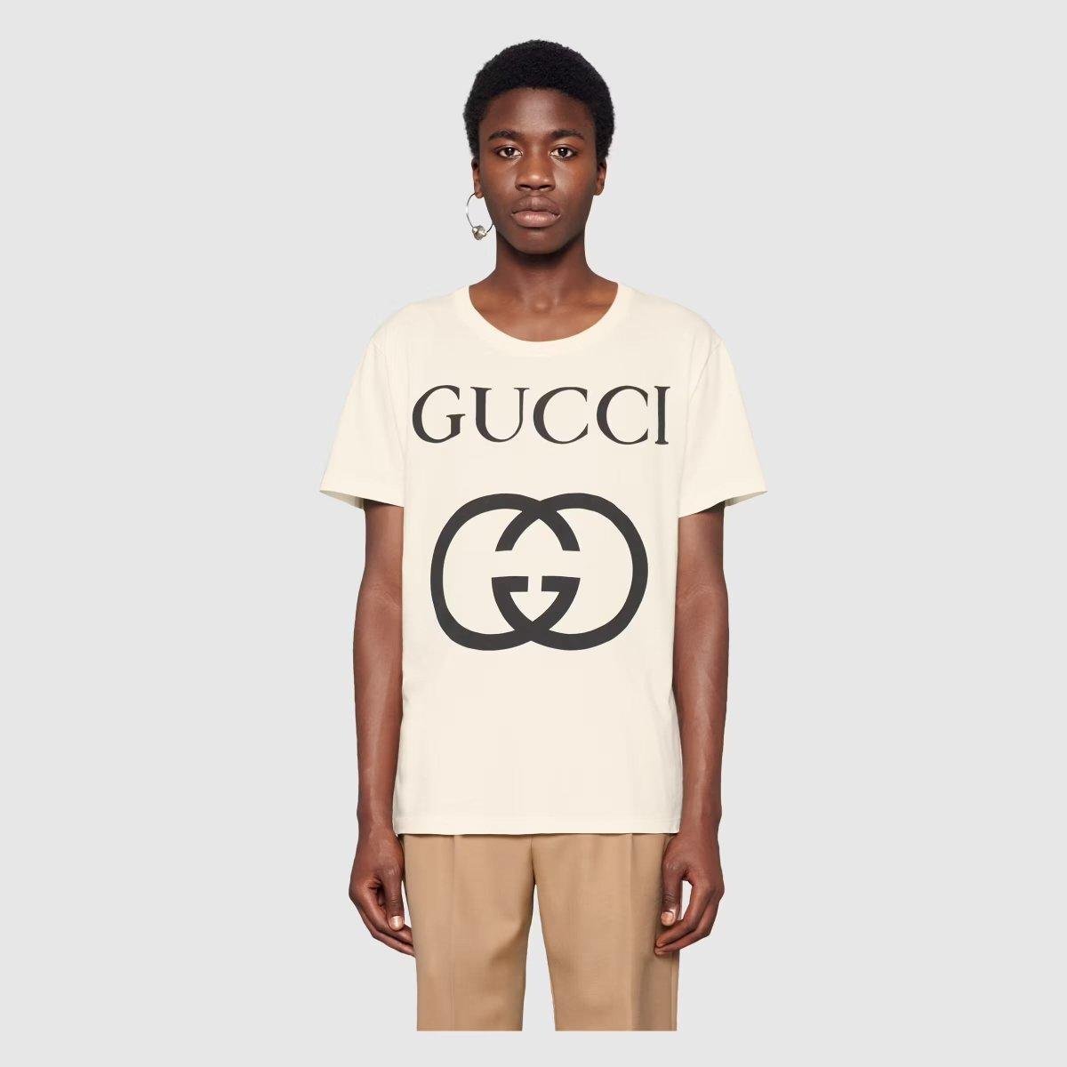 Oversize T-shirt with Interlocking - Lux Studios