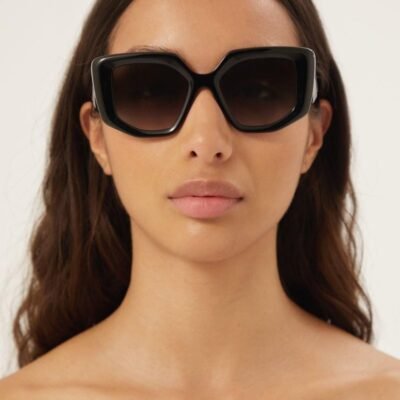 Prada black butterfly shape sunglasses - Lux Studios