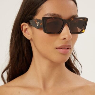 Prada cat-eye havana sunglasses - Lux Studios