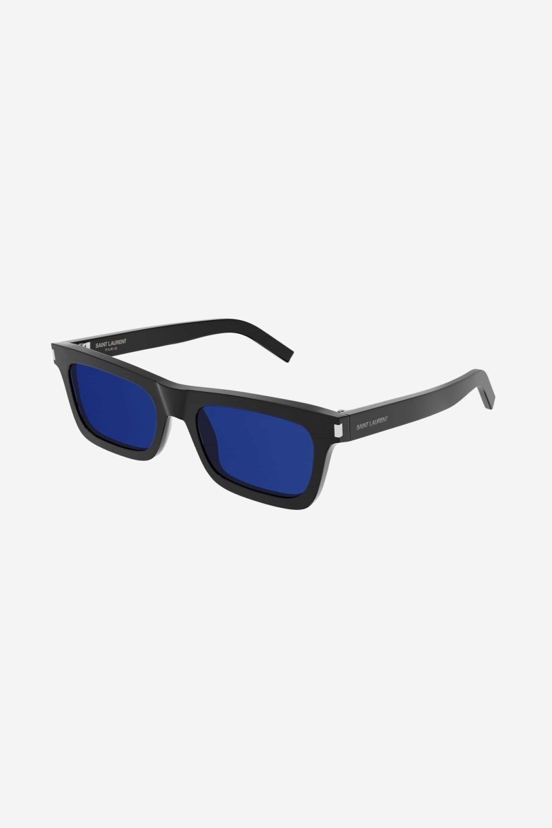 Saint Laurent angular black and blue UNISEX sunglasses - Lux Studios