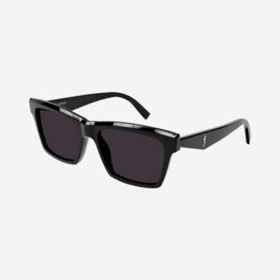 Saint Laurent black rectangular shape sunglasses - Lux Studios