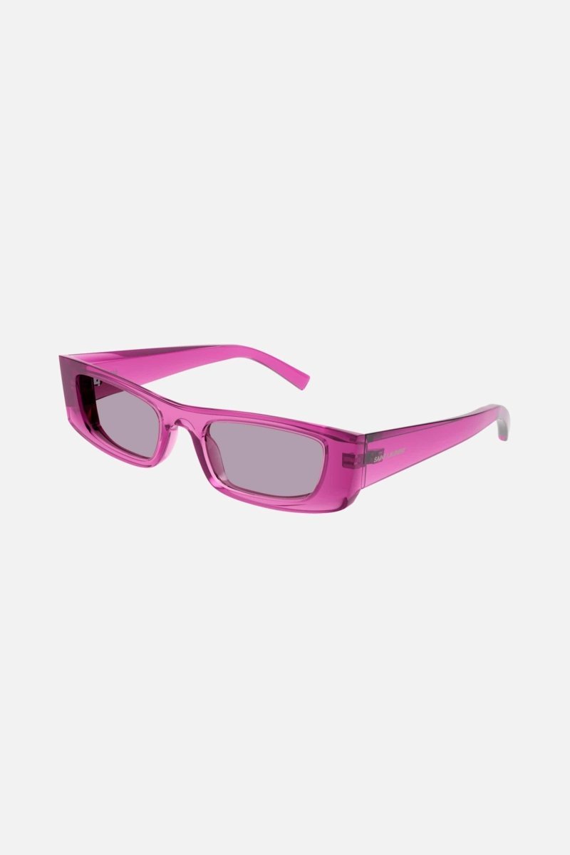 Saint Laurent rectangular pink sunglasses - Lux Studios