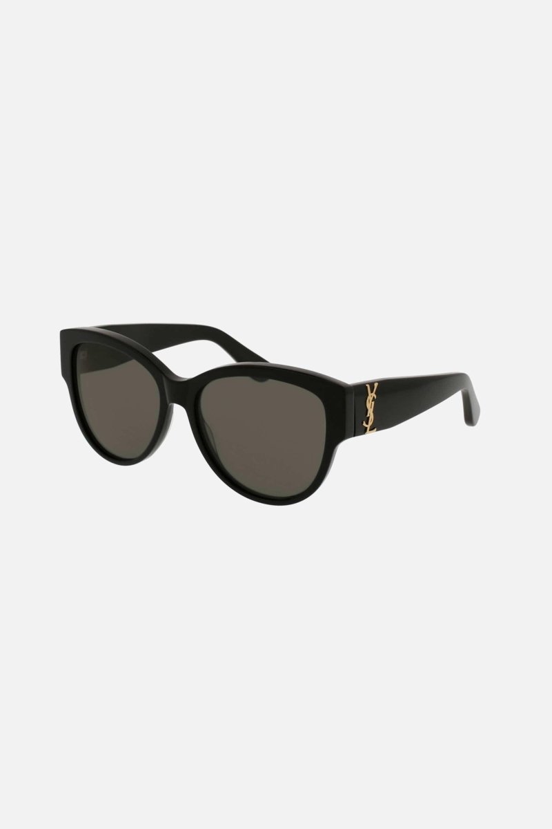 Saint Laurent round black cat eye sunglasses - Lux Studios
