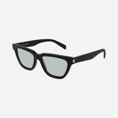 Saint Laurent SULPICE angular cat-eye UNISEX sunglasses with green lenses - Lux Studios