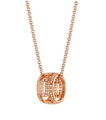PARENTESI NECKLACE ROSE GOLD DIAMOND