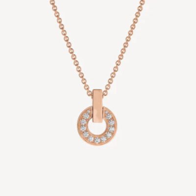 GARI NECKLACE ROSE GOLD DIAMOND