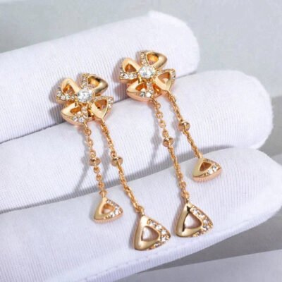FIOREVER ROSE GOLD DIAMONDS EARRINGS