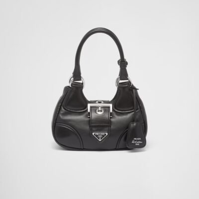 Moon Re-Nylon and leather bag