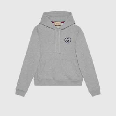 COTTON JERSEY HOODED SWEATSHIRT