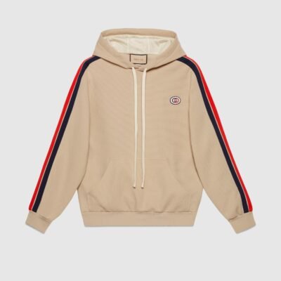 JERSEY HOODED SWEATSHIRT