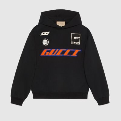 COTTON JERSEY HOODED SWEATSHIRT