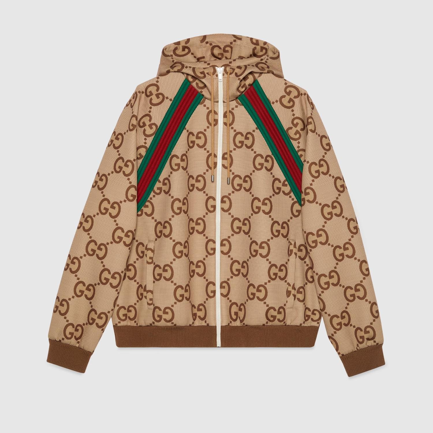 JUMBO GG ZIP JACKET WITH WEB