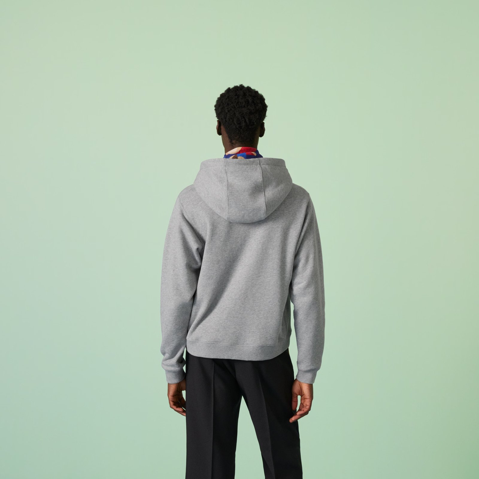 COTTON JERSEY HOODED SWEATSHIRT