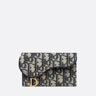 SADDLE COSMOS ZIPPED CARD HOLDER