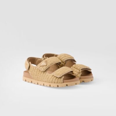 Crochet sandals