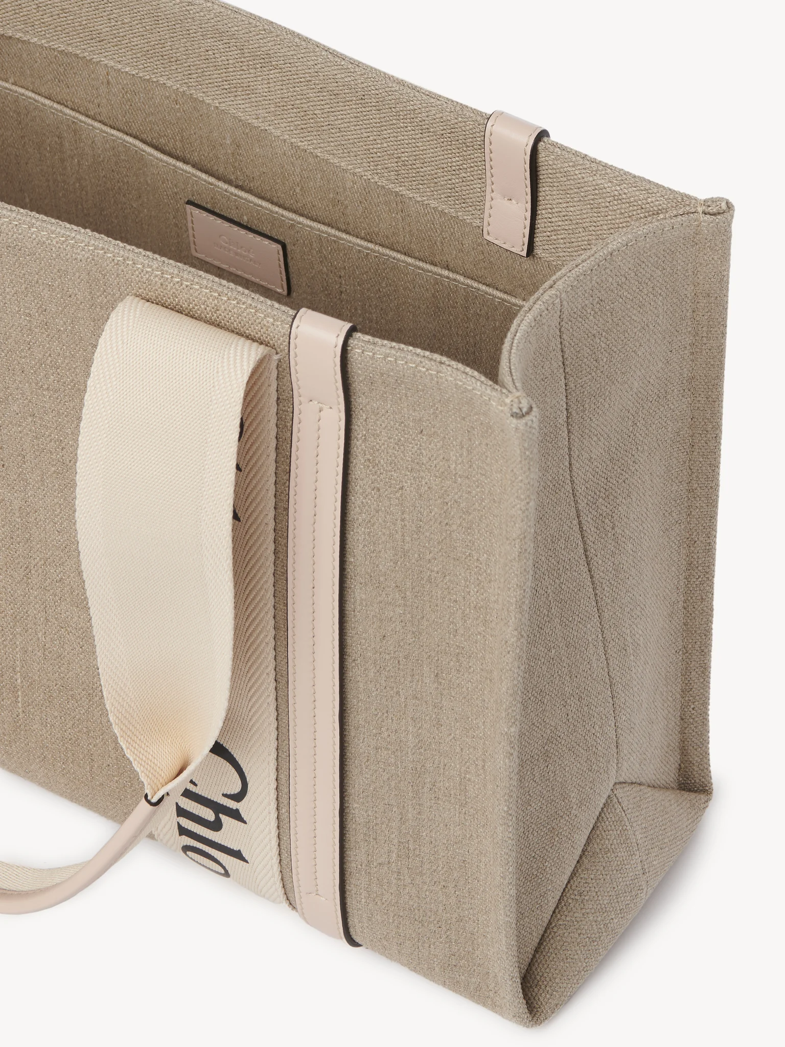 Woody tote bag in linen