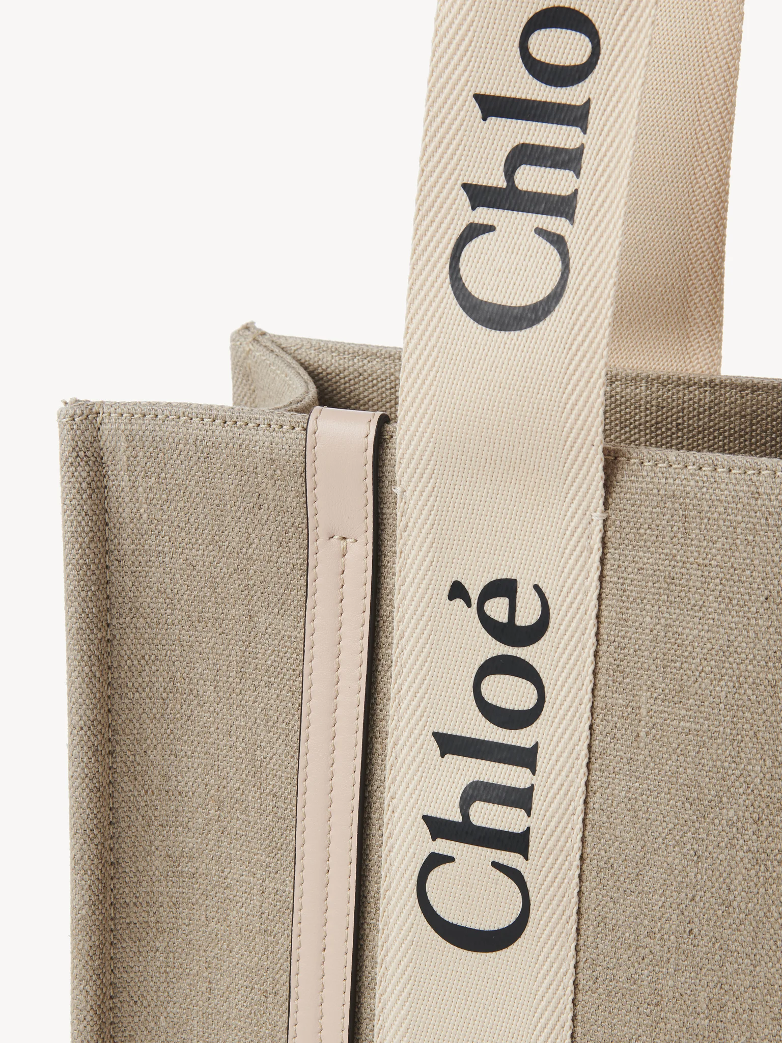 Woody tote bag in linen